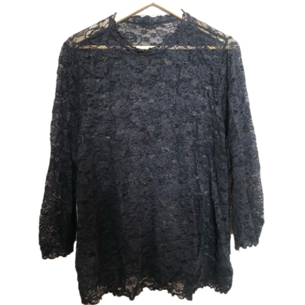 Torrid Black Lace Tunic or Cover Up Size 3X